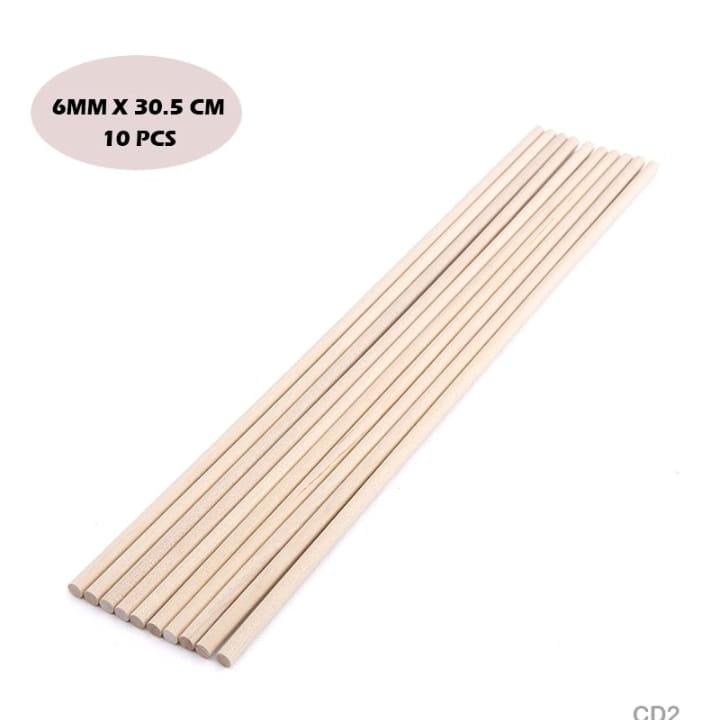 Wooden Sticks - 30cmx6mm