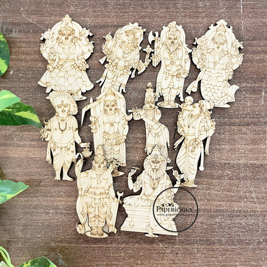 8" Pre Marked MDF Base Cutouts
