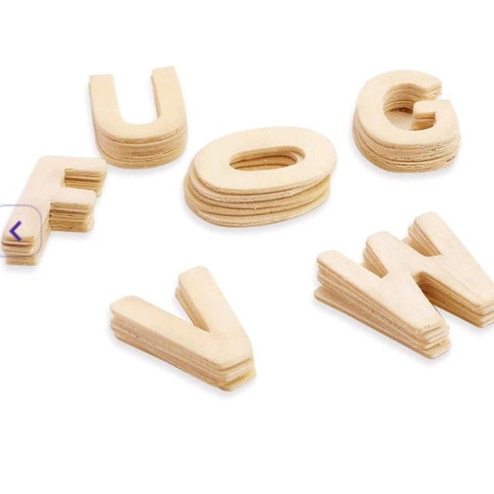 Mdf Alphabet Set - 5cm