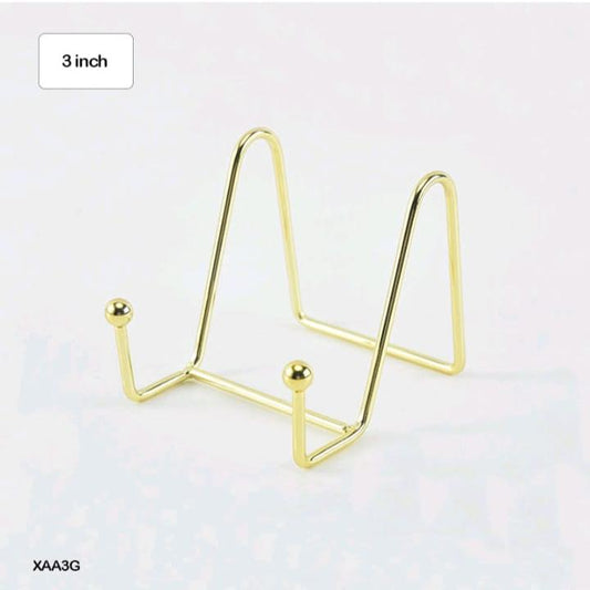 Metal Display Stand - Gold 3"