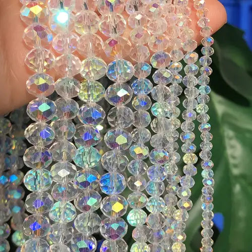 Crystal Holographic Beads - 5mm