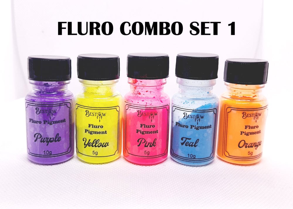 Fluro Shades Combo 5gms Each | Pigment Shades Combo Bestow Charms