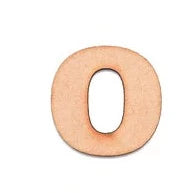 MDF Alphabet Cut 6"