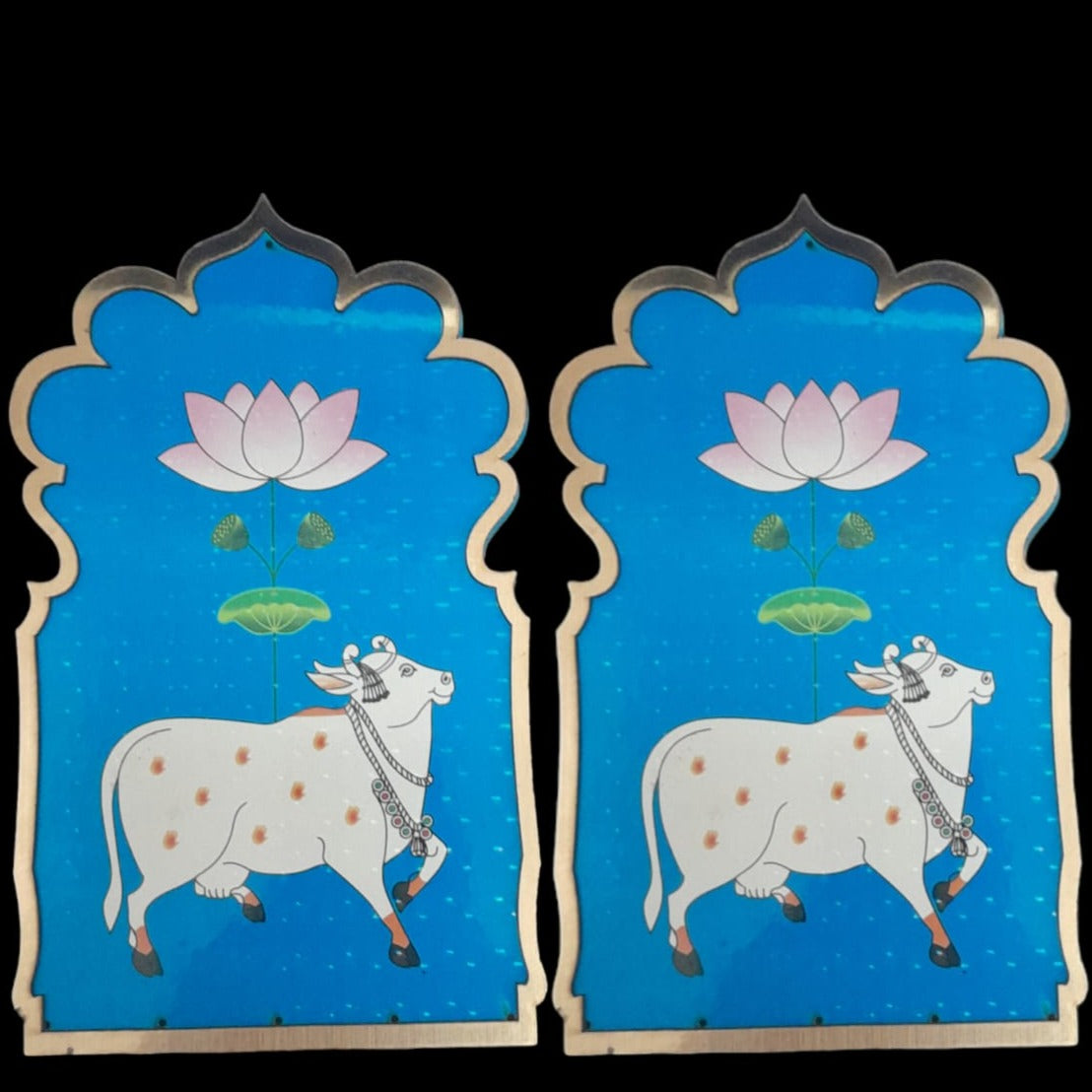 MDF cow 8" - set of 2