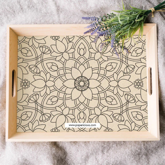 Pre Marked MDF Tray - 10x14"