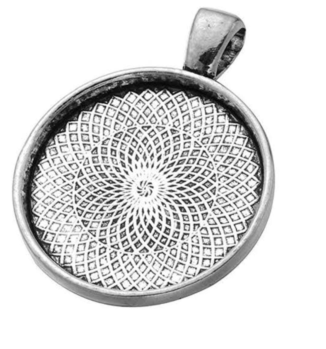 Silver Pendant Base