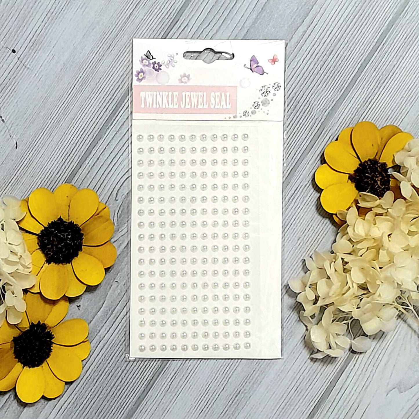 White round stickers