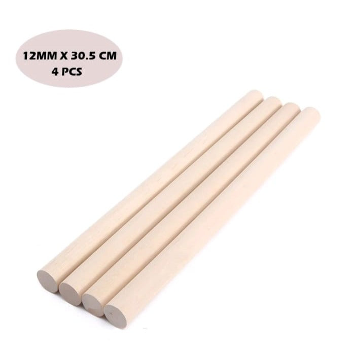 Wooden Sticks - 30cmx12mm