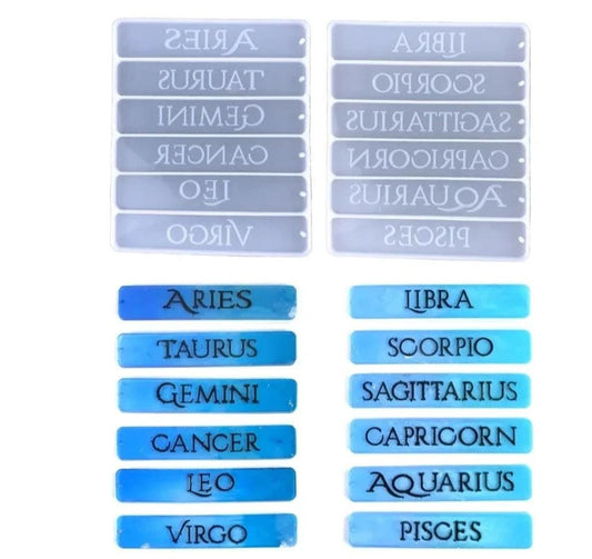 Zodaic Bookmark Mold