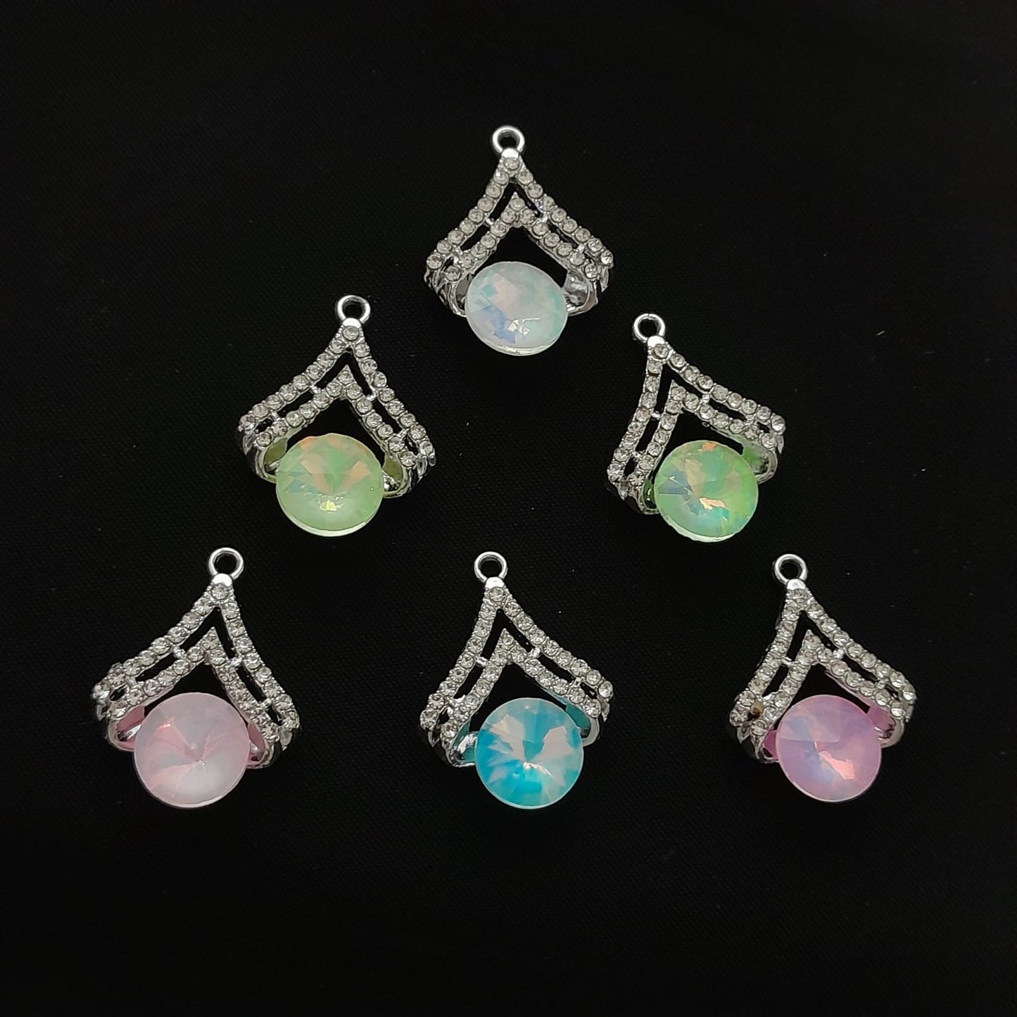 Aura Crystal Pendants - Drop Shape
