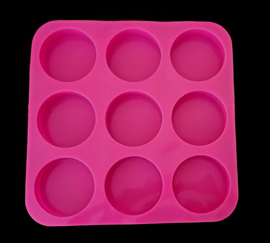 9 Cavity Oval Shape Silicone Mold | Silicone Nine Cavity Oval Shaped Mold Bestow Charms