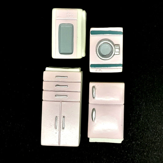 Doll House -  Fridge/oven Set of 4