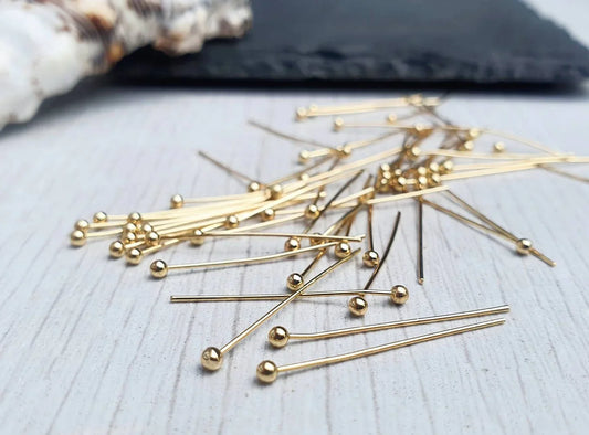 Gold Ball Pin - 1"