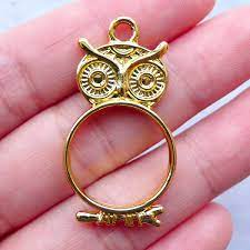 Gold Open Bezel - Set Of 2