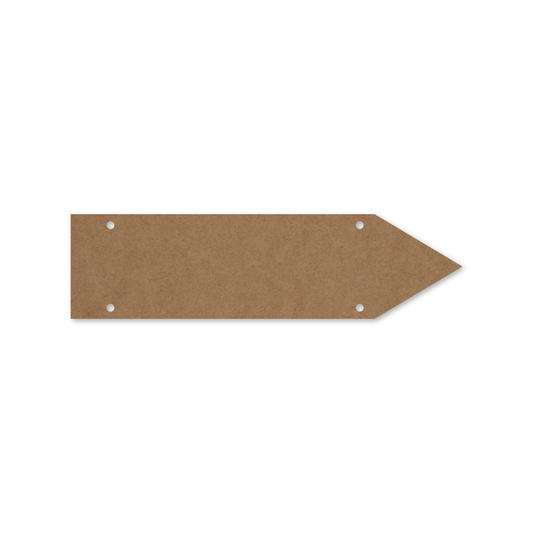 MDF Name plate - 4mmx15x4"