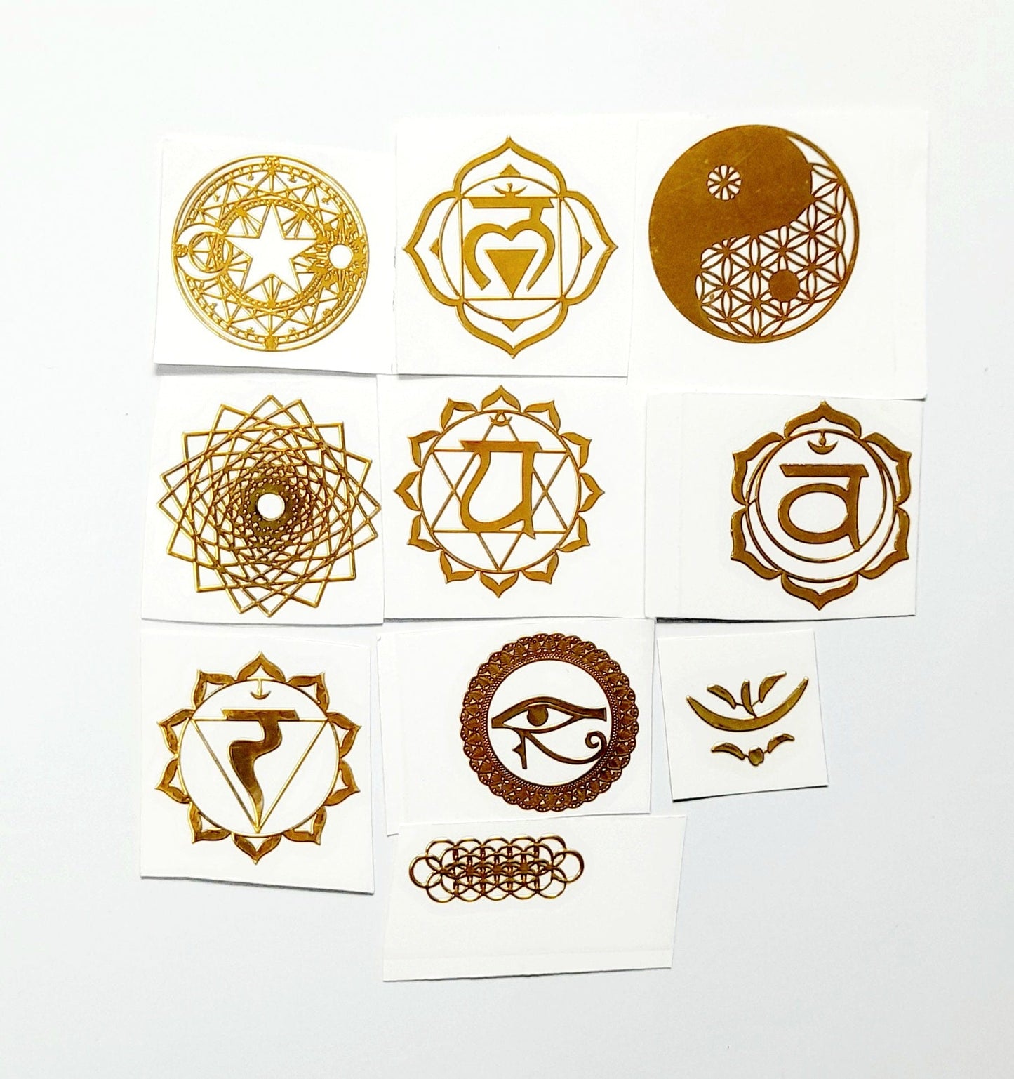 Metal Stickers of Symbols Bestow Charms