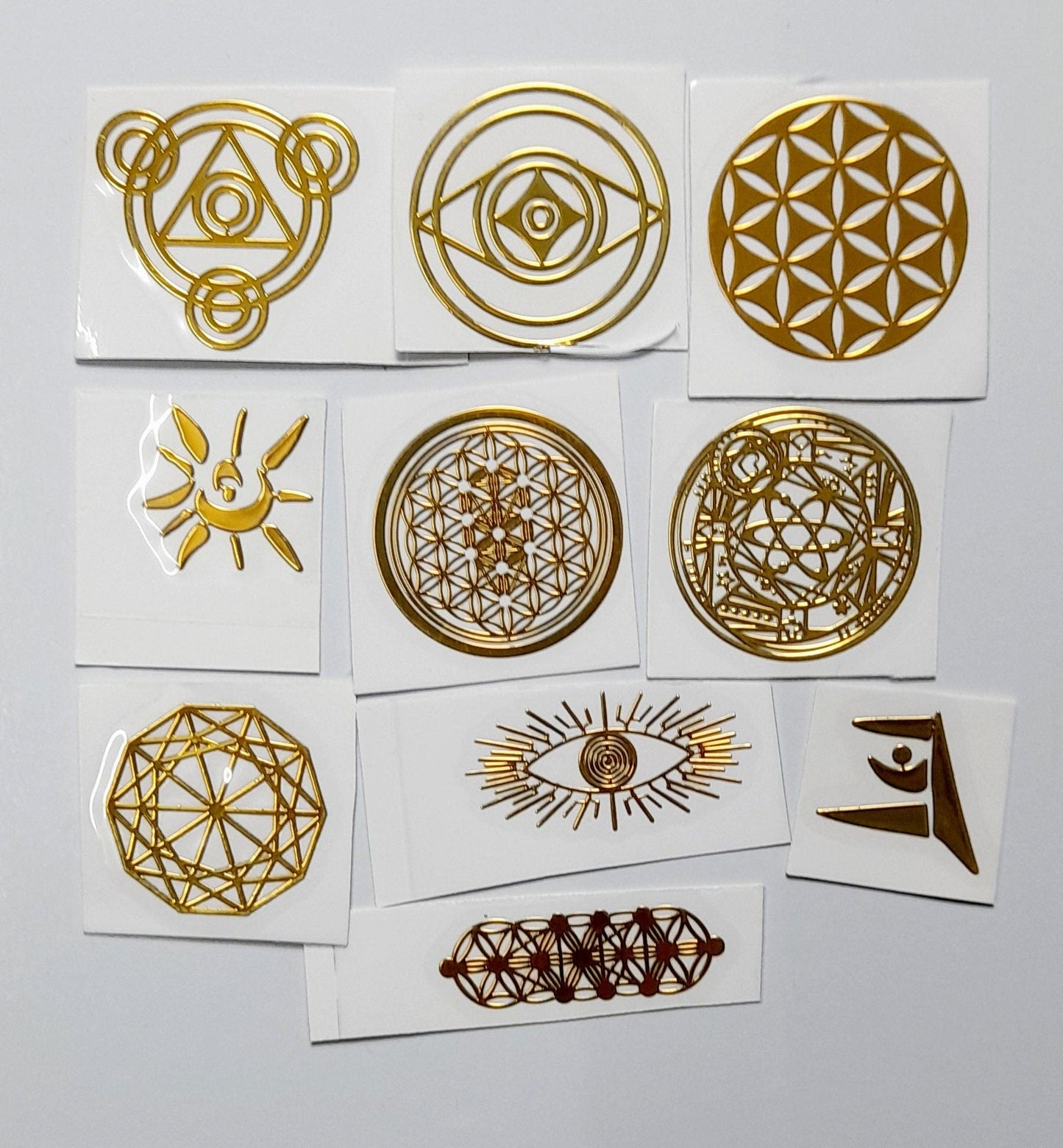 Metal Stickers of Symbols Bestow Charms