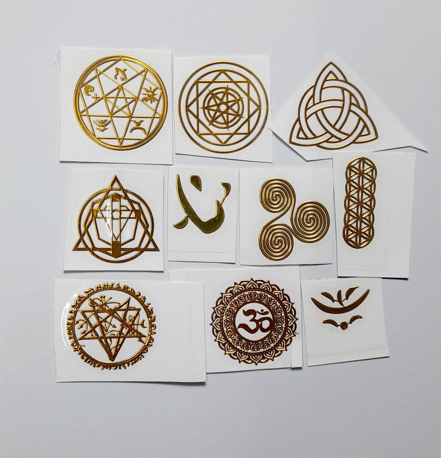 Metal Stickers of Symbols Bestow Charms