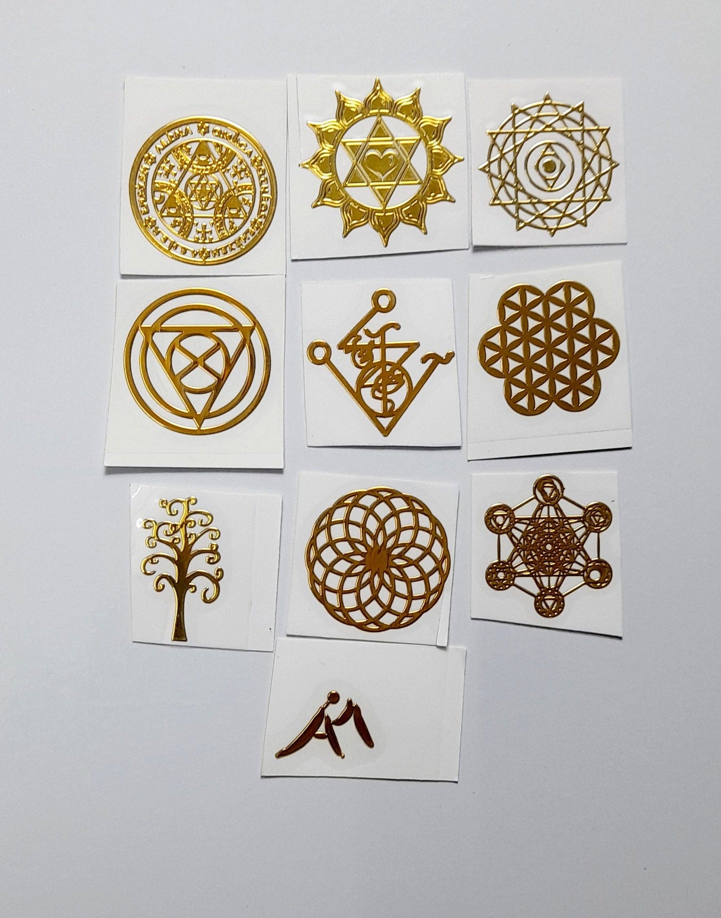 Metal Stickers of Symbols Bestow Charms