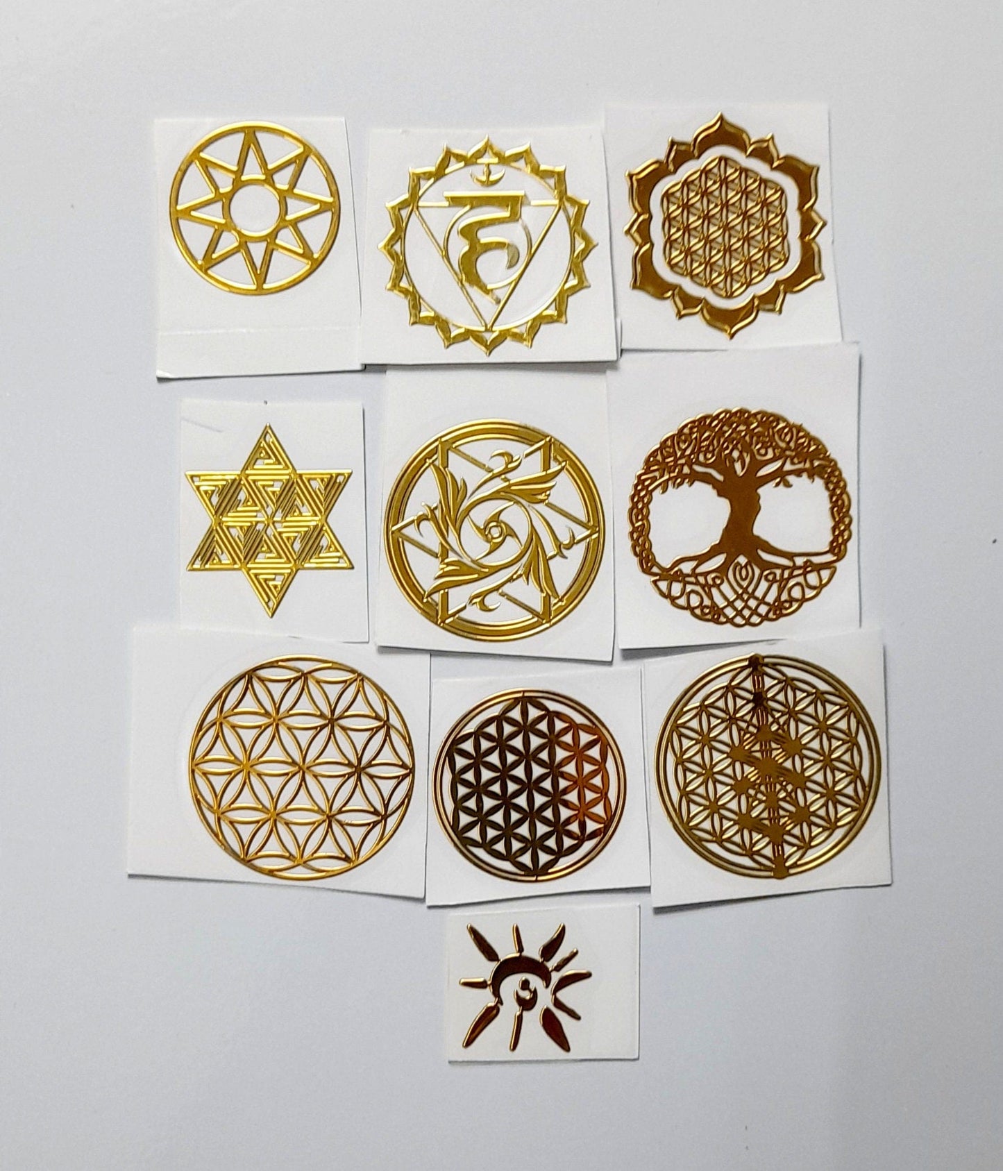 Metal Stickers of Symbols Bestow Charms
