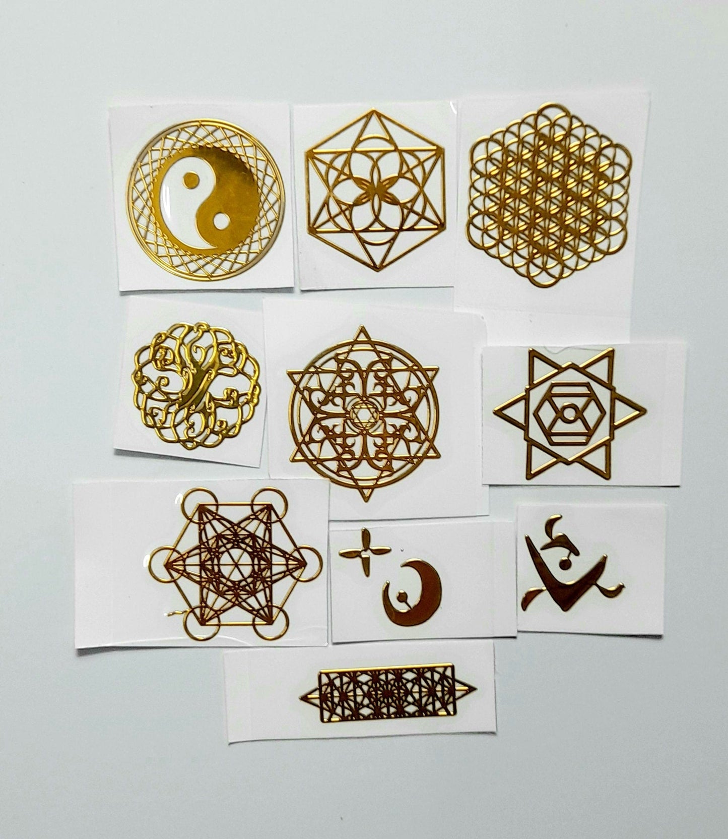 Metal Stickers of Symbols Bestow Charms