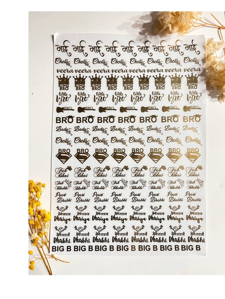 Metal stickers