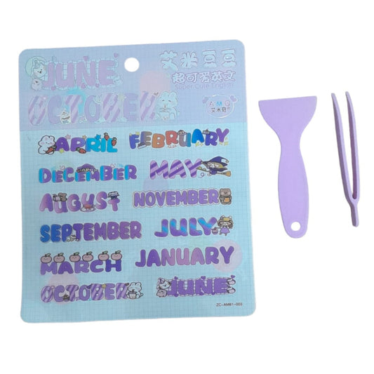 Months - stickers