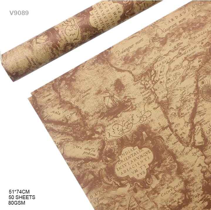 Packing Paper -  Vintage Style 1