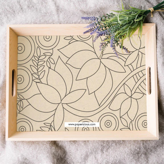 Pre Marked MDF Tray - 10x14"
