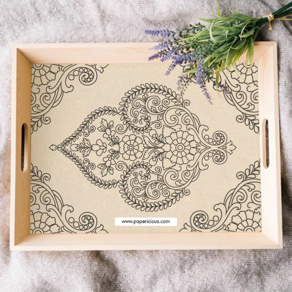 Pre Marked MDF Tray - 10x14"