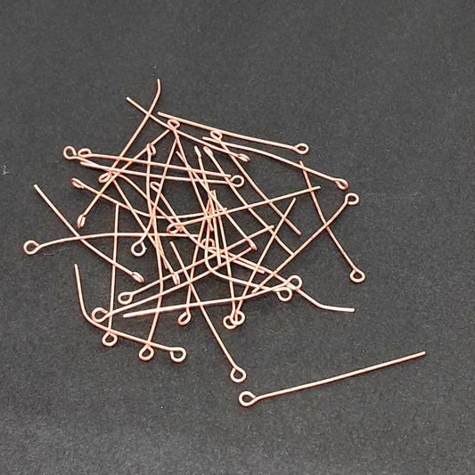 Rose Gold Eye Pin 2"