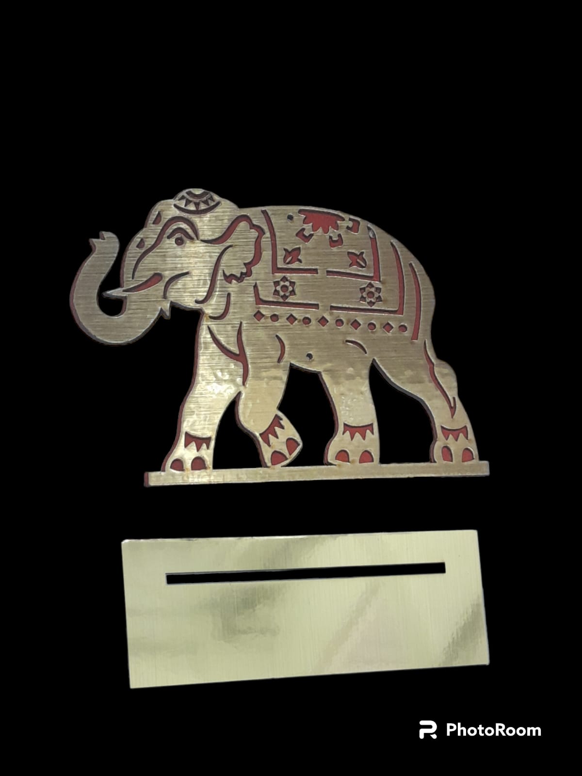 Set of 2 elephant decor - 8"