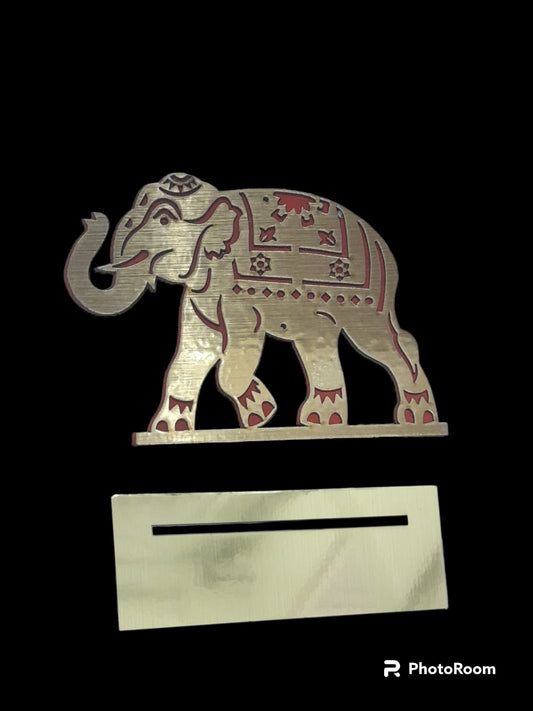 Set of 2 elephant decor - 8"