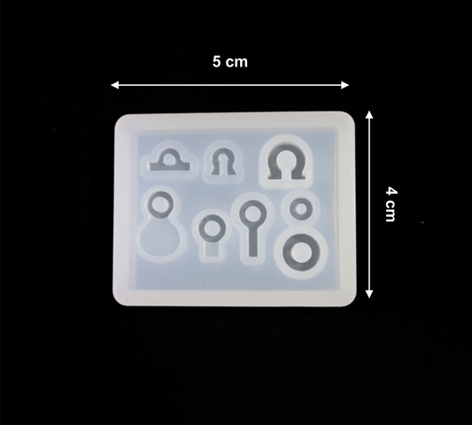 Silicone Hooks and Bails Mold Bestow Charms