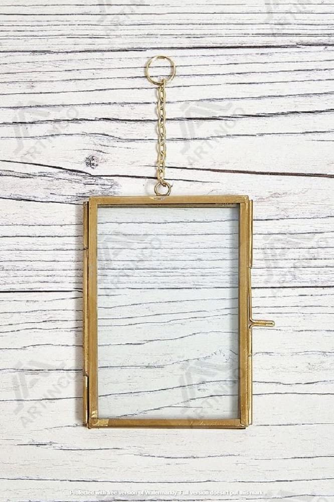 Vintage Glass Frame Hanging