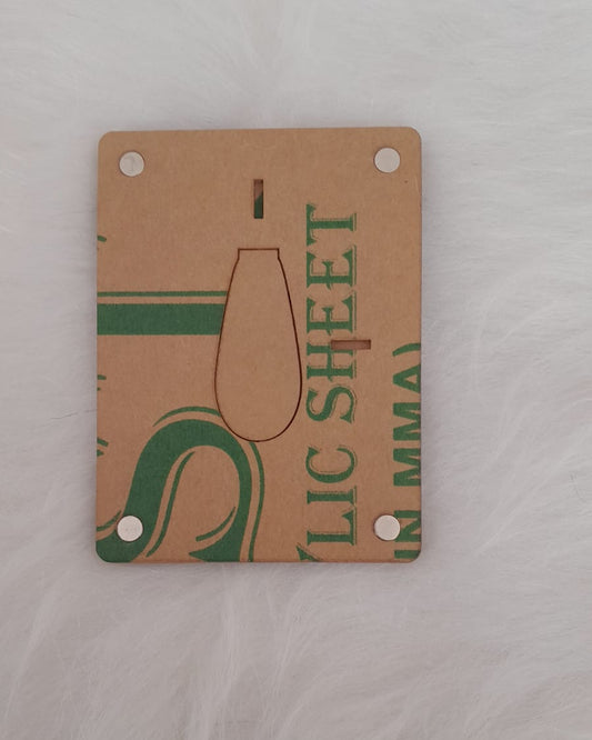 Acrylic Sheet Magnetic - 4 x 3inches