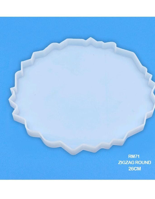 Round Silicone Zig Zag Mold  - 26cm