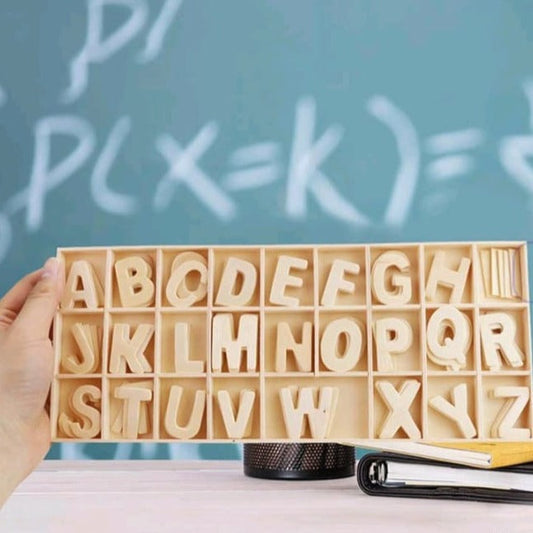 Mdf Alphabet Set - 3cm