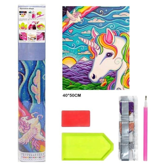 40x50cm Diamond Painting DIY - Unicorn 3