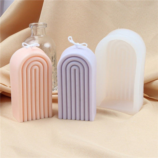 Rainbow Arch Candle Mold - 14x18cm